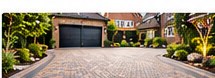 Illustrative garden pathway
